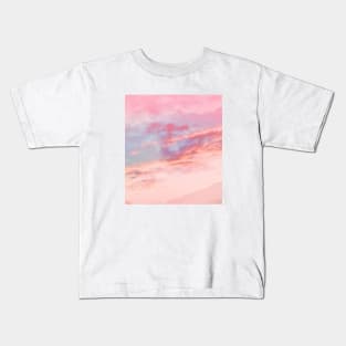 Sunset Clouds Oil Painting Kids T-Shirt